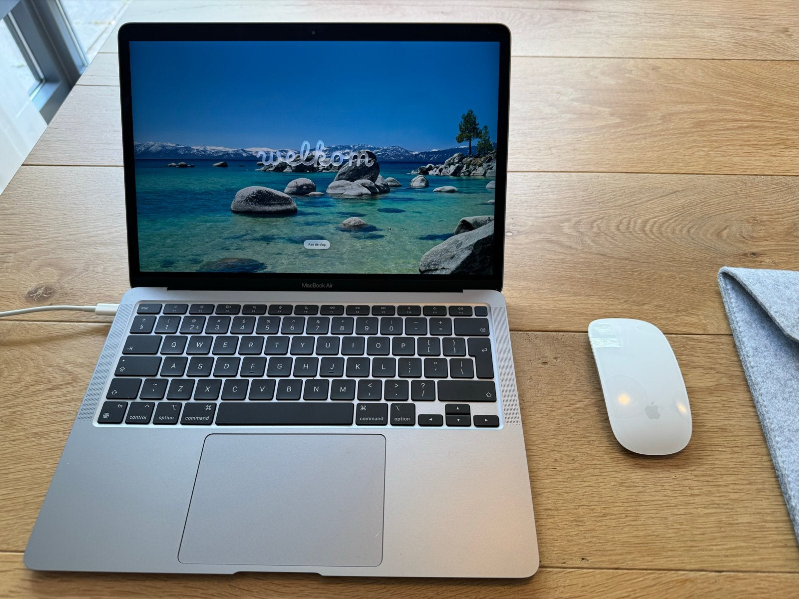 Apple MacBook Air M1 (2020) - 100% batterijconditie, Computers en Software, Apple Macbooks, Qwerty, 8 GB, 13 inch, Ophalen of Verzenden