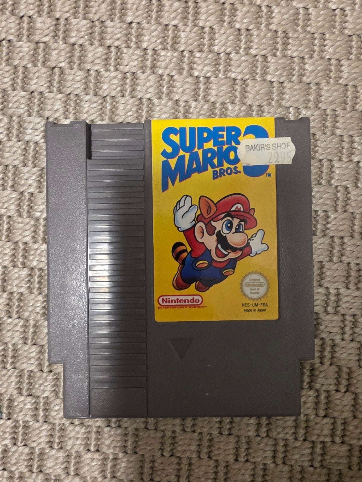 Super Mario Bros. 3 (NES) - Alleen de game cartridge, Spelcomputers en Games, Gebruikt, 1 speler, Ophalen of Verzenden, Vanaf 3 jaar