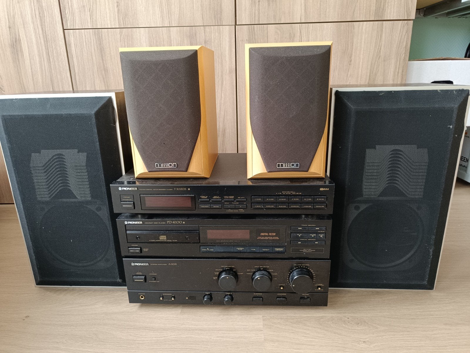 Pioneer Stereo Set met Mission en Jamo Speakers, Ophalen, Gebruikt, Tuner of Radio, Losse componenten