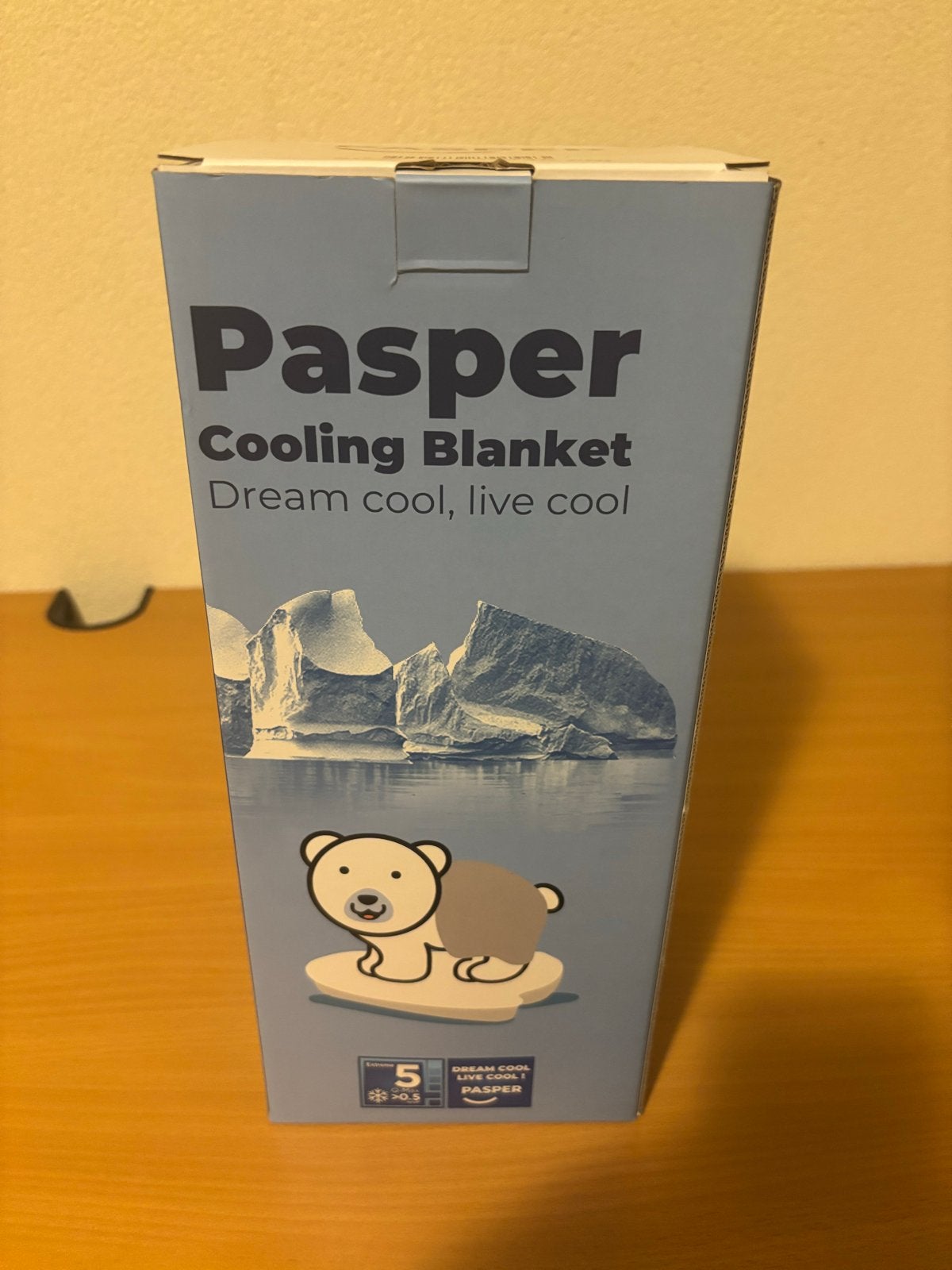 Pasper Cooling Blanket - Koel deken 200x220 cm, Blauw, Ophalen of Verzenden, Deken of Dekbed, Overige merken