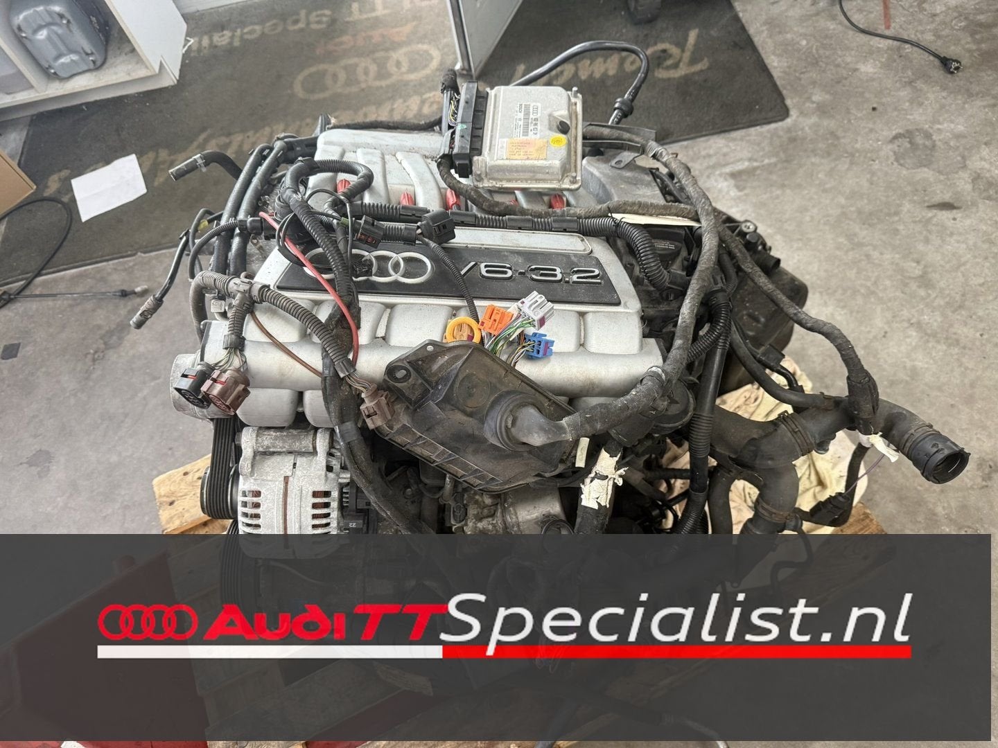 Motorblok compleet Audi TT MK1 3.2 V6 250PK Motorcode BHE, Auto-onderdelen, Ophalen, Gebruikt, -, Audi