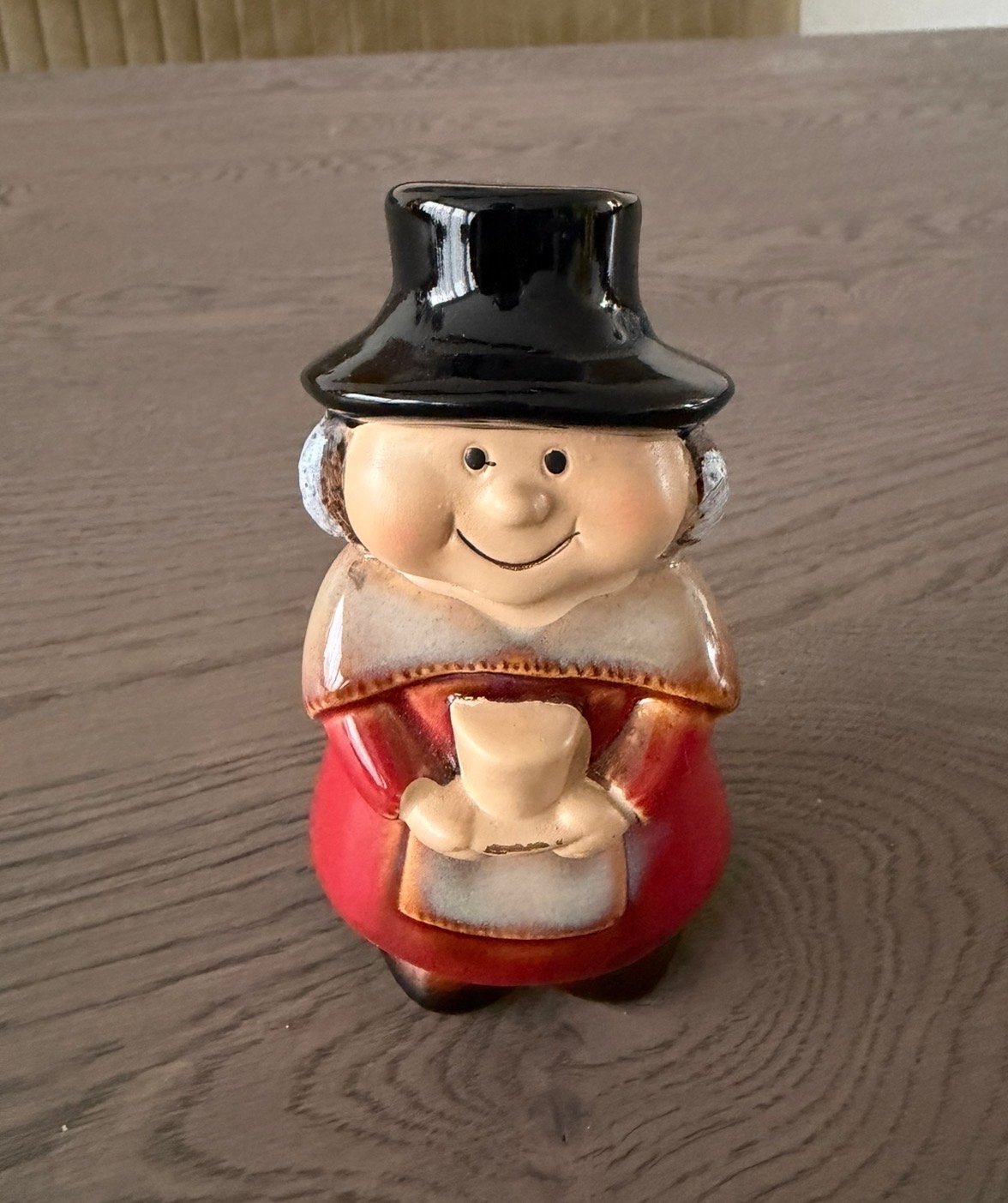 Vintage spaarpot 'Oma' - Keramiek - Jaren '70, Vintage, Meerkleurig, Ophalen of Verzenden, Zo goed als nieuw