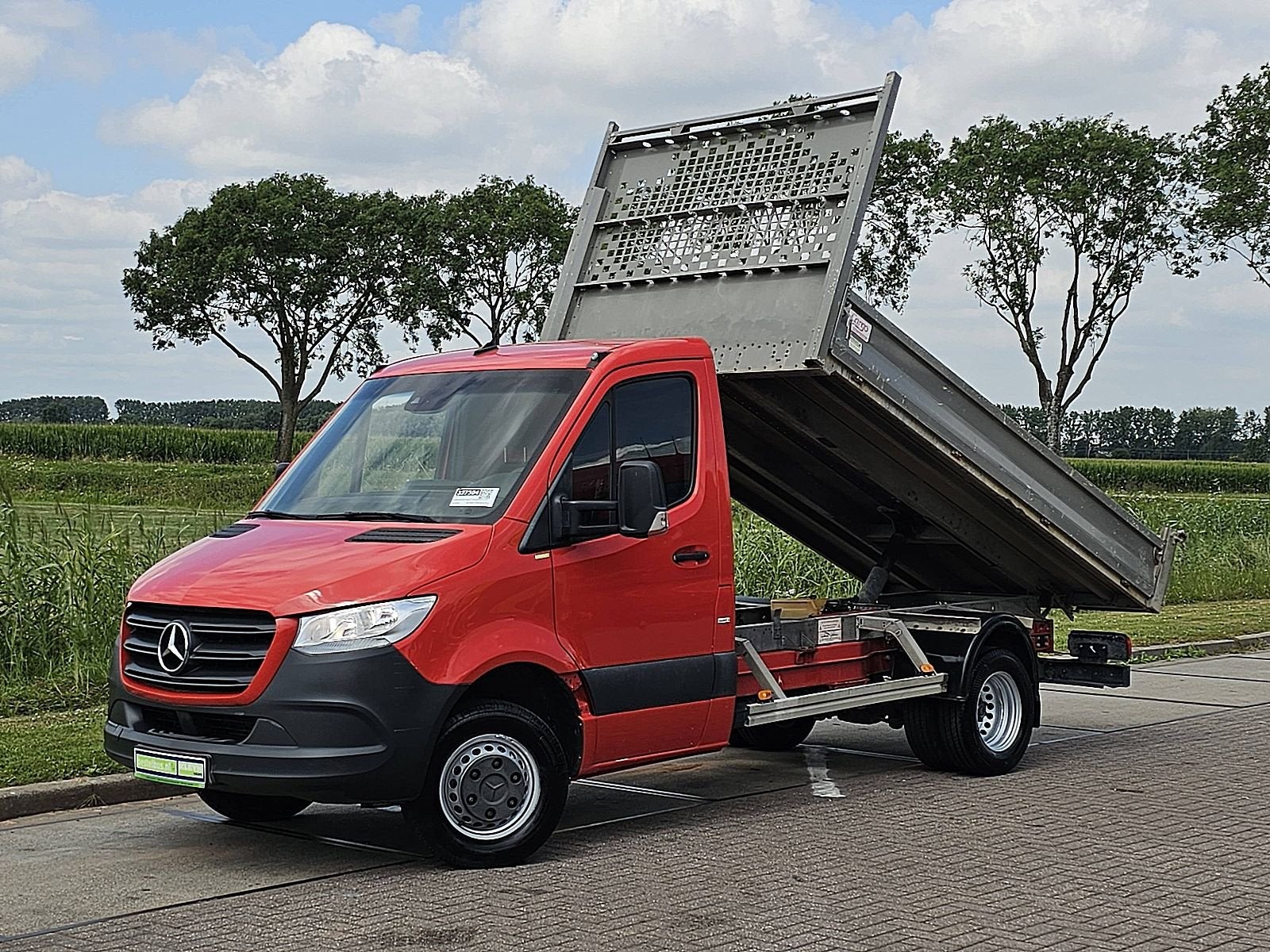 MERCEDES-BENZ SPRINTER 514 kipper 3.5t-ahg mbux, Auto's, Gebruikt, Euro 6, 143 pk, Mercedes-Benz