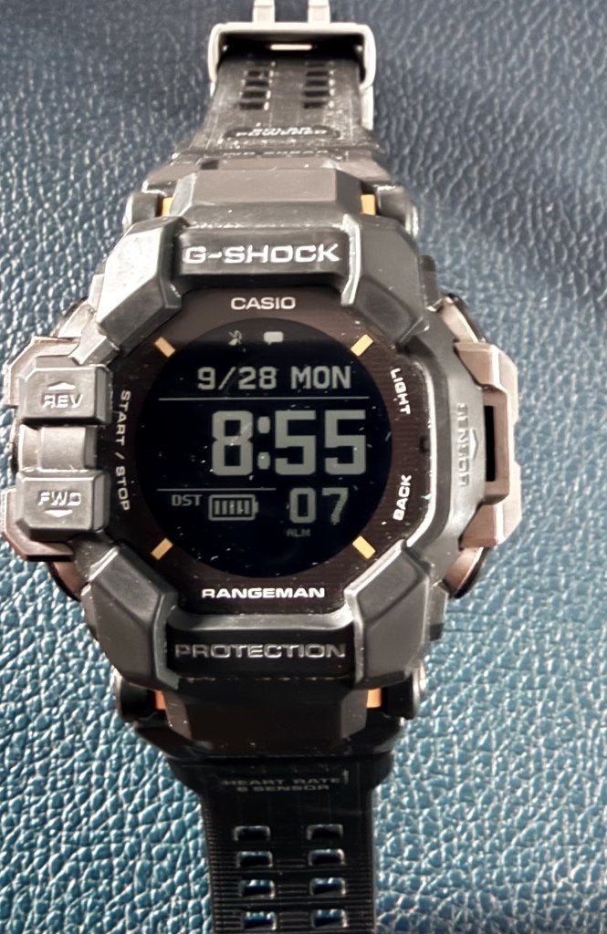 TE KOOP CASIO G-DSHOCK GPR H1000-!ER Rangeman, Sieraden, Tassen en Uiterlijk, Casio G-Shock, Zwart, Ophalen of Verzenden, Zo goed als nieuw