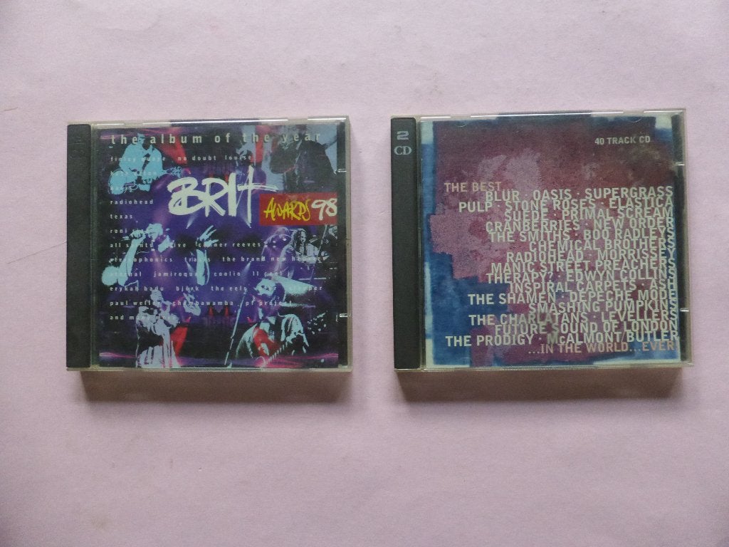 2x2CD Britpop CD Awards 98 + The Best in the World... rock.., Ophalen of Verzenden, Zo goed als nieuw, Poprock