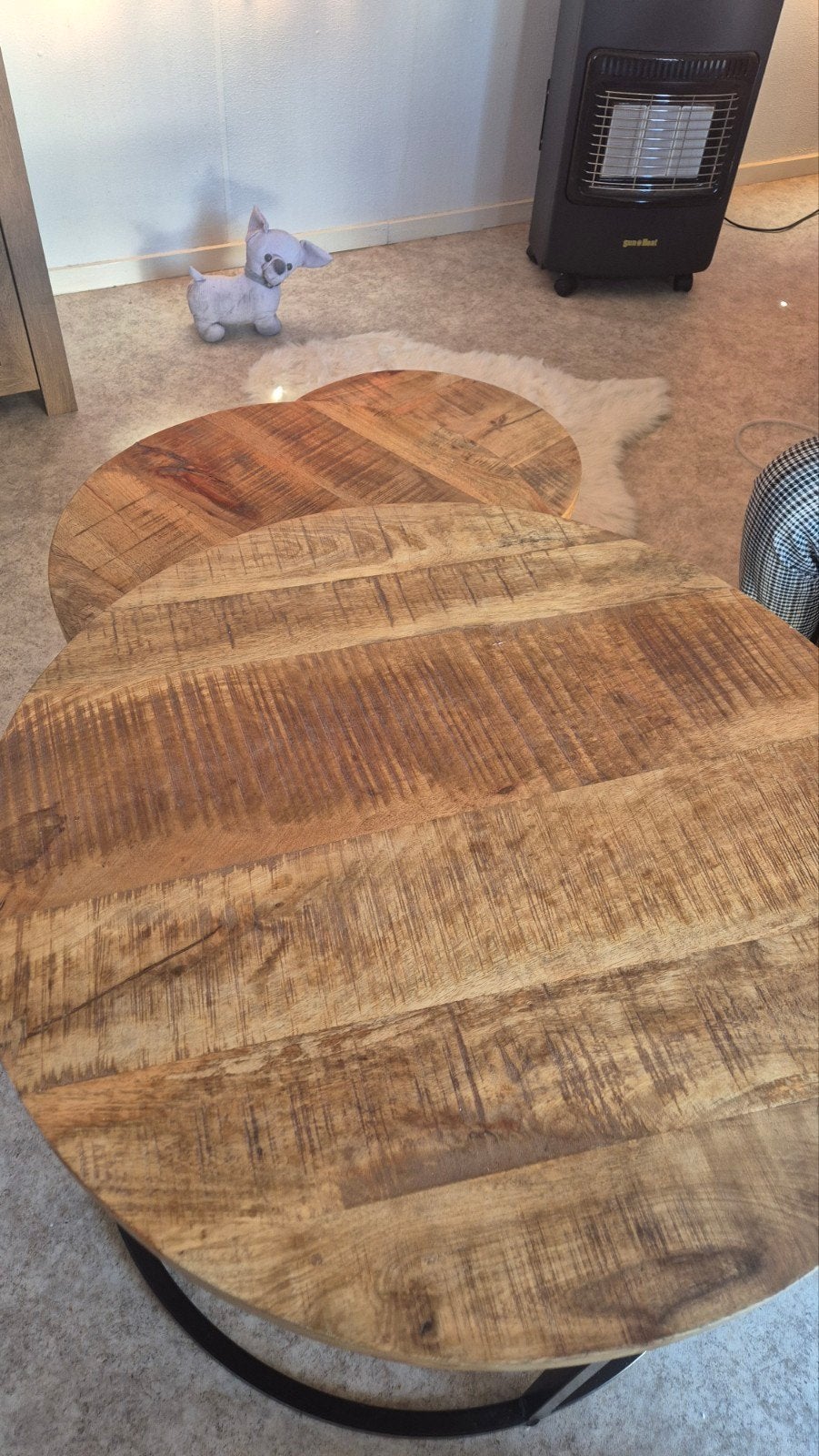 salontafel, Ophalen, 50 tot 100 cm, Rond, 50 tot 100 cm