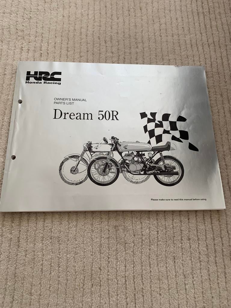 Honda Dream 50 R Boek/HRC Dream collectie item, Ophalen of Verzenden, Honda