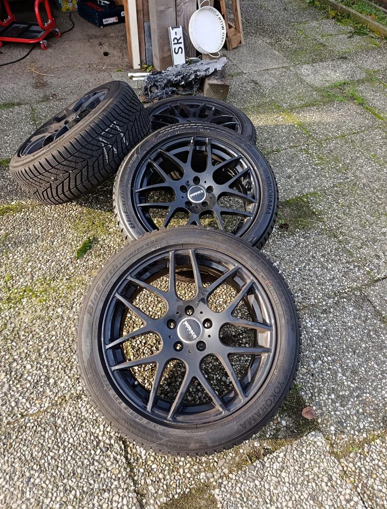 Mooie 18 inch Monaco GP velgen, met winterbanden, 18 inch, 215 mm, Banden en Velgen, Nieuw