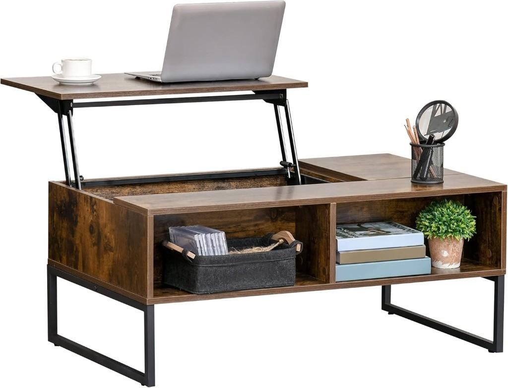 HOMCOM salontafel koffietafel, 50 tot 100 cm, 50 tot 75 cm, Nieuw, 50 tot 100 cm