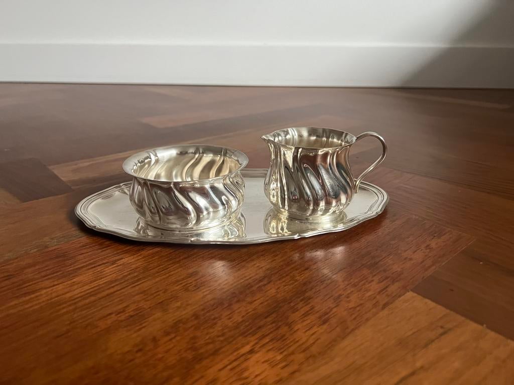 Verzilverd roomstelletje, Ophalen, Zilver