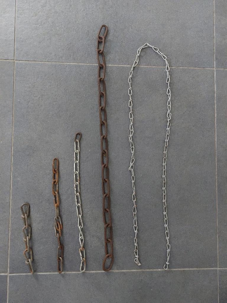 Ketting reststukken regenketting, Tuin en Terras, Ophalen of Verzenden, Gebruikt