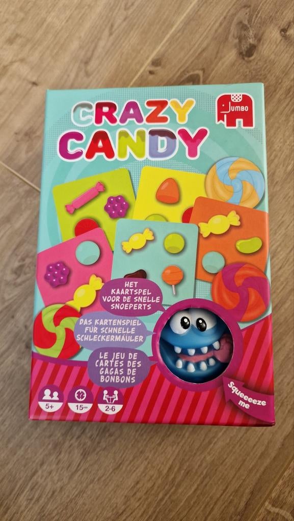 Crazy Candy spel - Zo goed als nieuw!, Een of twee spelers, Ophalen of Verzenden, Zo goed als nieuw, Jumbo
