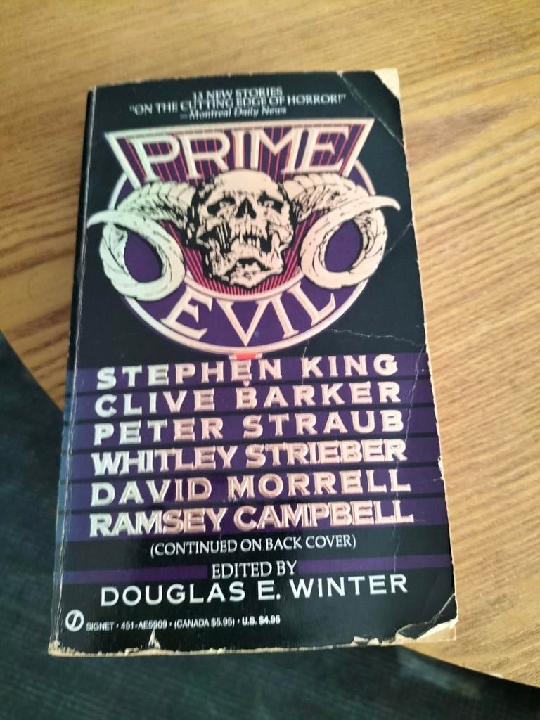 Prime Evil - Stephen King, Clive Barker, Horror Anthology, Verzenden, Gelezen, Douglas E. Winter (ed.), Amerika