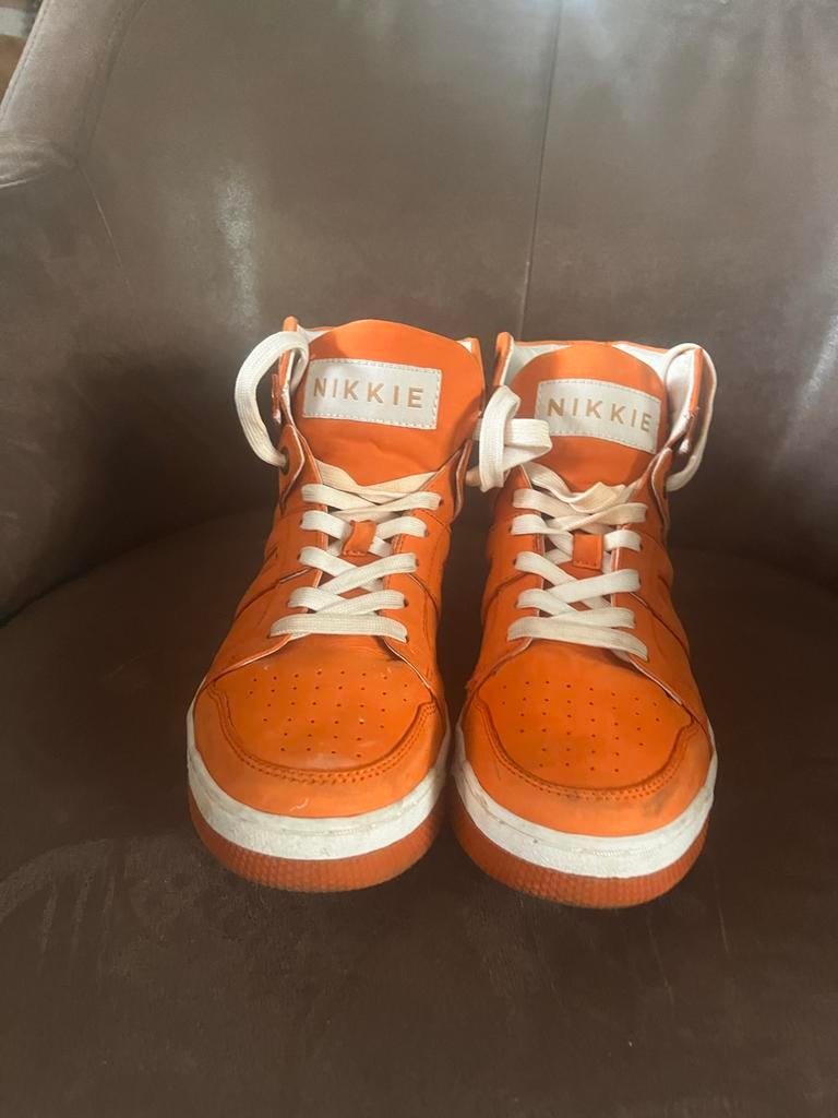 Sneakers Nikkie, Ophalen, Zo goed als nieuw, Oranje, Sneakers of Gympen