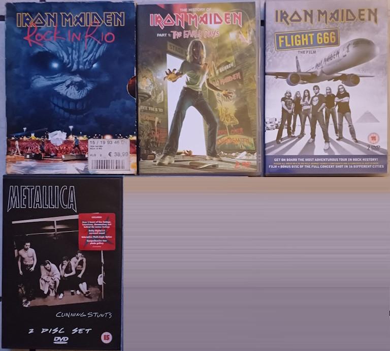 Metal/Hardrock: Metallica,Iron Maiden,Primal Fear,Sabaton+++, Alle leeftijden, Ophalen, Gebruikt, Muziek en Concerten