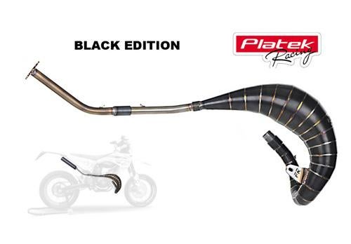 Beta/Sherco: RvS uitlaat, 50-70 rechtsom AM6 BLACK EDITION, Fietsen en Brommers, Brommeronderdelen | Algemeen, Nieuw, Uitlaat