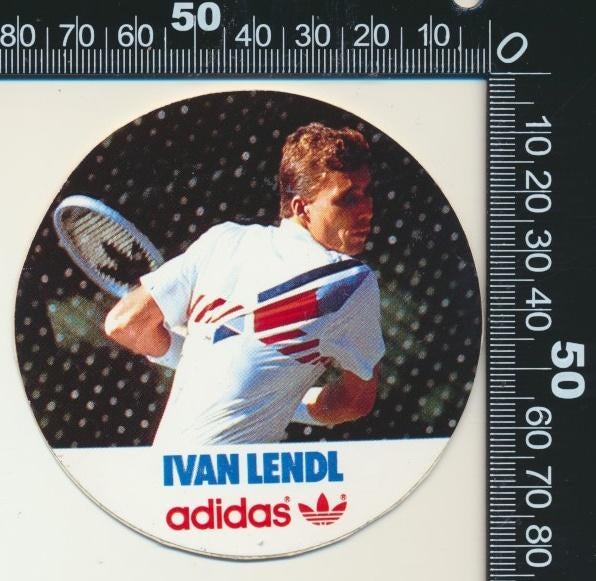 Sticker: Adidas - Ivan Lendl (6), Ophalen of Verzenden, Zo goed als nieuw, Sport