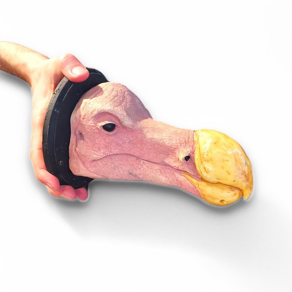 Zeldzaam Dodo Dodenmasker - Hoge Kwaliteit, Ophalen of Verzenden, Zo goed als nieuw, Overige typen