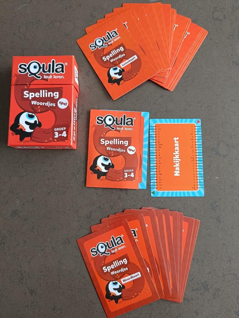 Squla Spelling Woordjes Spel - Leerzaam en Leuk!, Ophalen of Verzenden, Zo goed als nieuw, Taal en Lezen