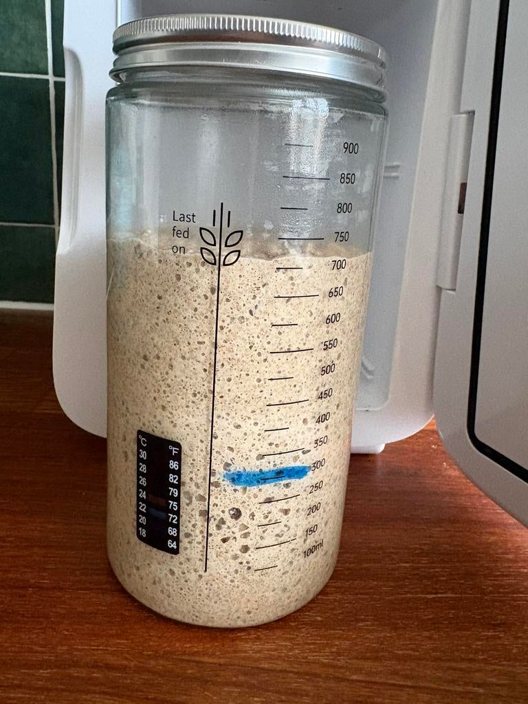 Zuurdesemstarter van 100% roggemeel plus beschrijving, Diversen, Levensmiddelen, Ophalen of Verzenden