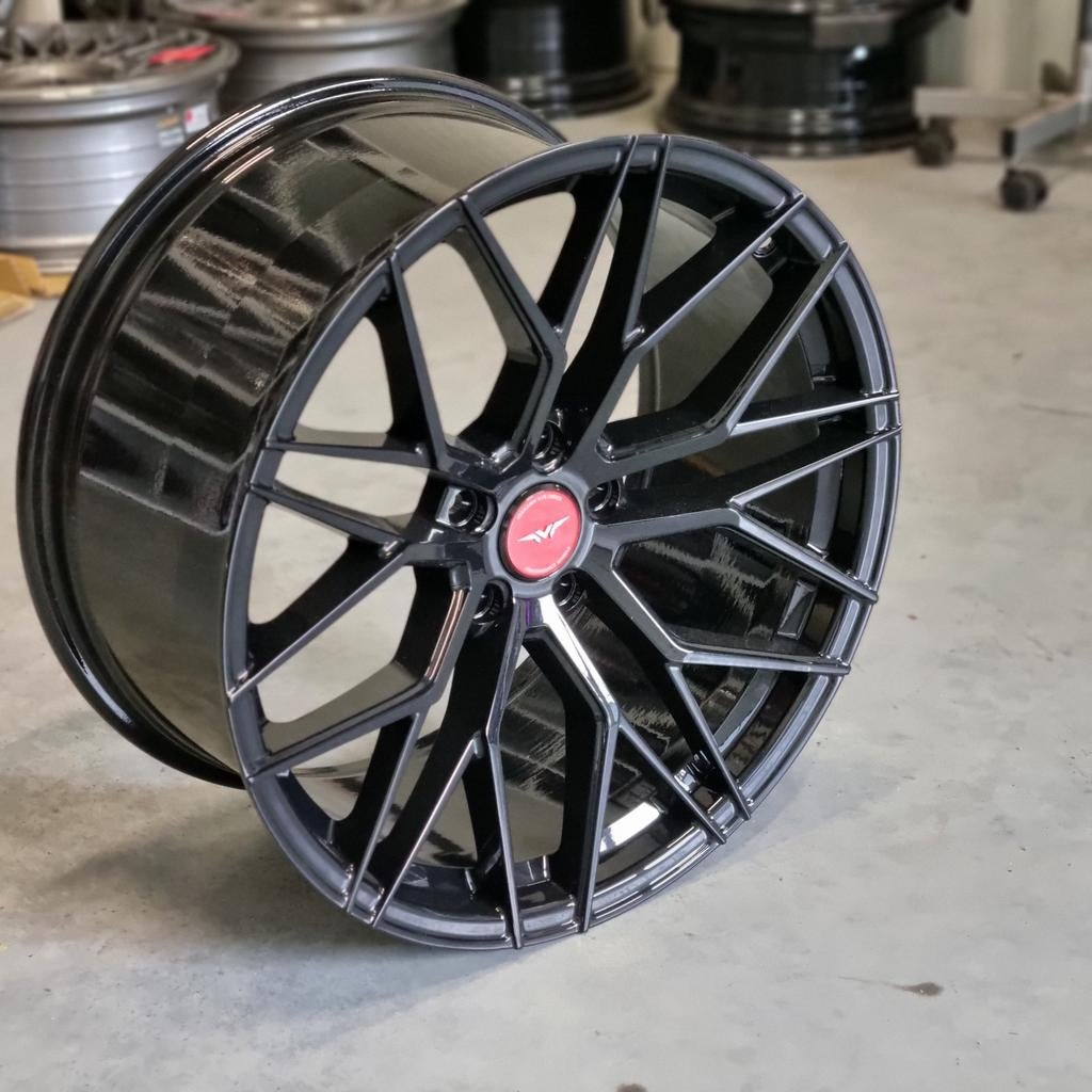 Veemann VC520 Gloss Black 20 inch Breedset, Auto-onderdelen, Banden en Velgen, Velg(en), 265 mm, Nieuw, Ophalen of Verzenden