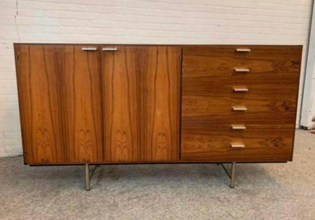 Dressoir Fristho jaren 60 teakhouten dressoirs lowboards., Huis en Inrichting, Kasten | Dressoirs, Ophalen