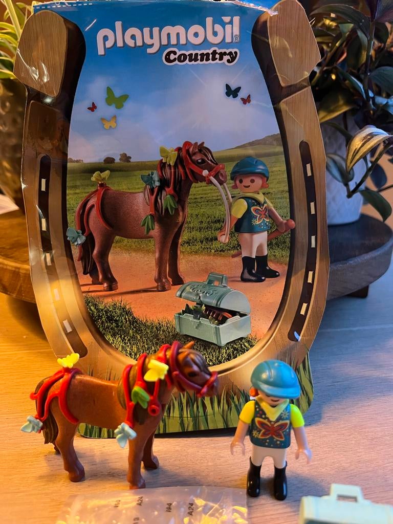 Playmobil Country 6971 Pony Versieren Vlinder, Ophalen of Verzenden, Zo goed als nieuw, Complete set