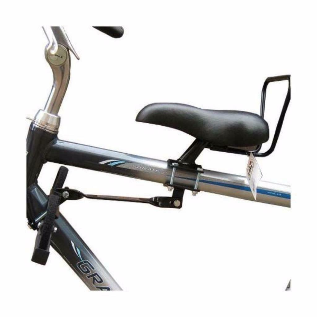 Nieuwe Zadel Op Stang Model 2 Voor Herenfiets Dubbele Stang, Voetsteuntjes, Zadel op stang, Voorzitje, Nieuw