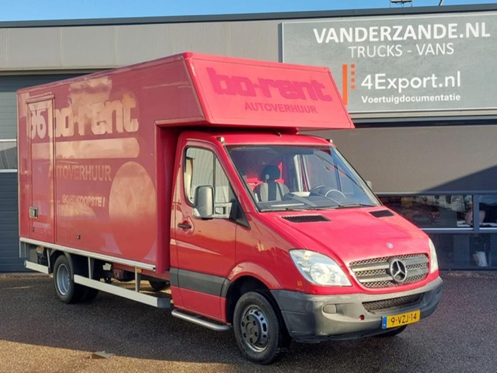 Mercedes-Benz Sprinter 513cdi MAXI BAK/KLEP/ZIJDEUR 3stoelen, Auto's, Bestelauto's, Euro 5, Achterwielaandrijving, Zwart, 4 cilinders