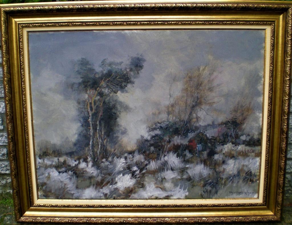 Theodorus (Dorus) v Oorschot (1910-1989)-Landschap, Ophalen
