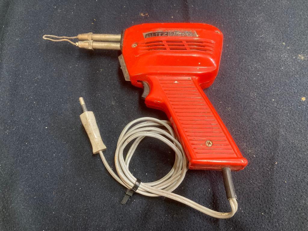 Soldeerpistool Blitz, Ophalen, Gebruikt