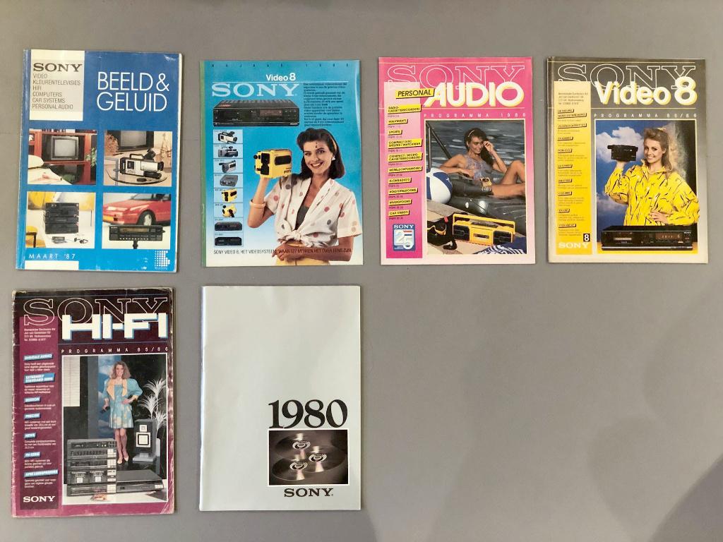 Sony catalogus, Boeken, Catalogussen en Folders, Sony, Ophalen of Verzenden, Zo goed als nieuw, Catalogus