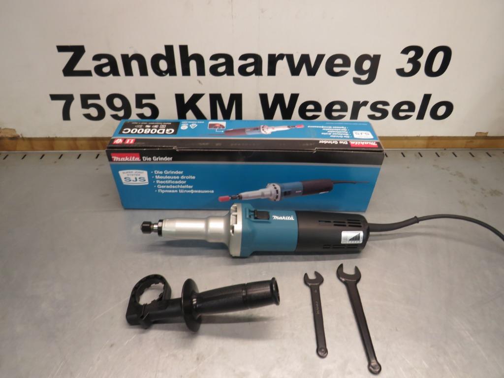 Makita GD0800C Rechte slijper Stiftslijper Toeren geregeld, Makita, Nieuw, Zandhaarweg, Ophalen of Verzenden