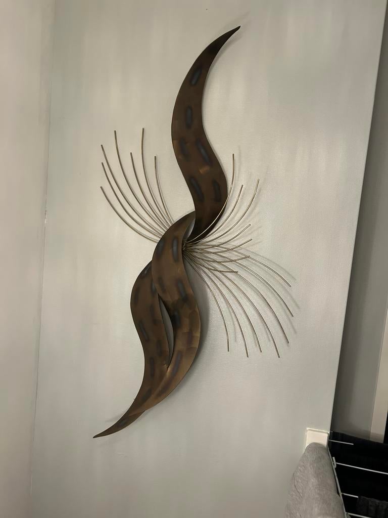 Wanddecoratie van ijzer, Ophalen of Verzenden, Zo goed als nieuw