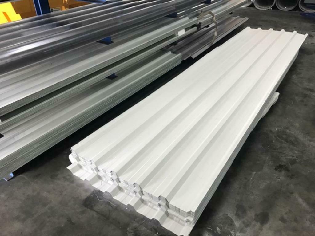 Restpartijen en B-keus damwandplaten dakplaten Wit, Ophalen, Nieuw, Overige materialen, Minder dan 20 mm