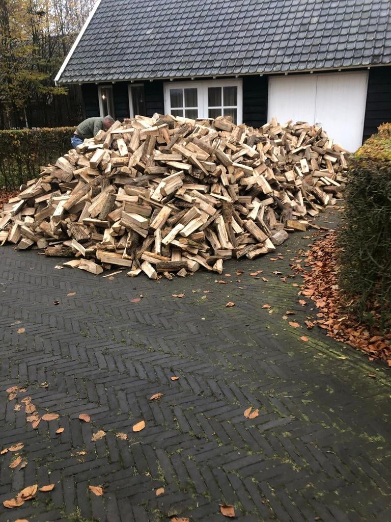 Geleverd aan huis! Haardhout/openhaardhout/brandhout, Tuin en Terras, 6 m³ of meer, Ophalen of Verzenden, Blokken