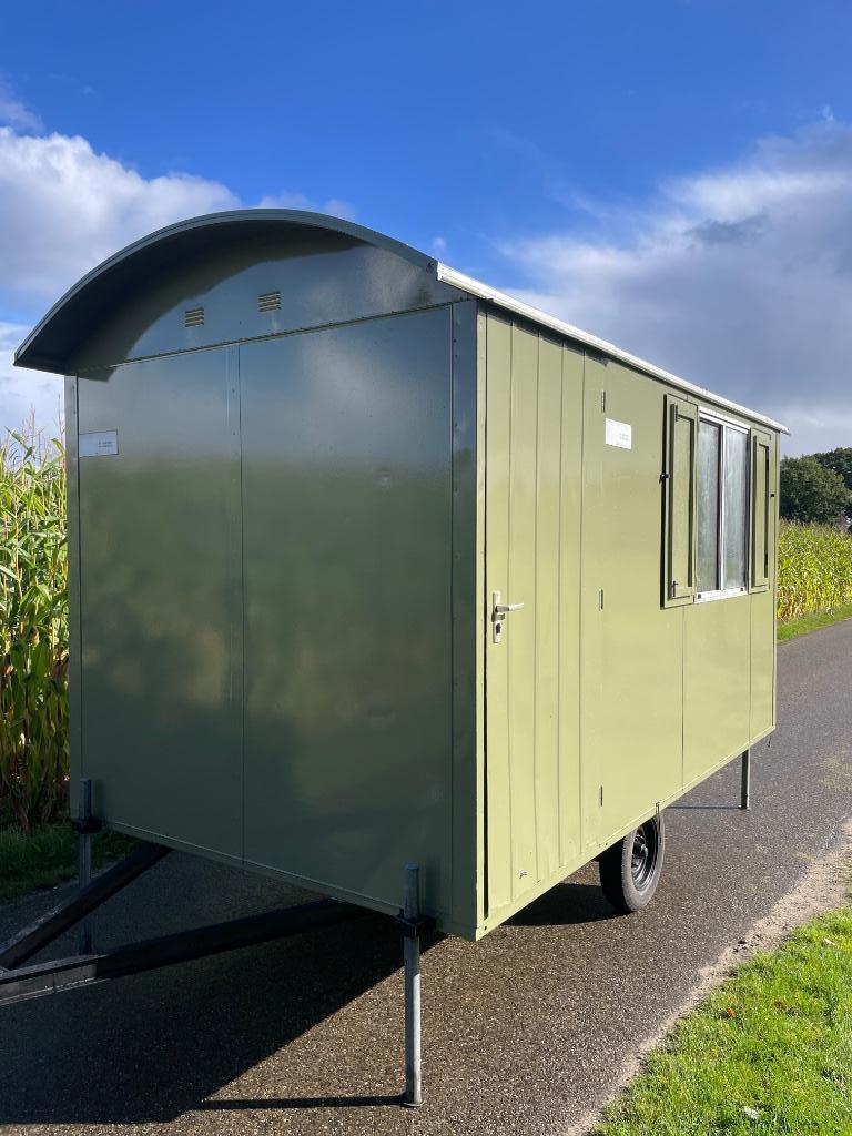 Zeer nette Schaftwagen,Pipowagen,B&B,schaftkeet,tuinhuis, Ophalen, Zo goed als nieuw