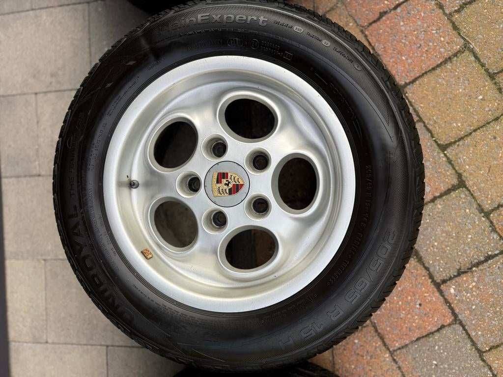 Porsche 944 Teledail Velgen met Banden, Ophalen, Gebruikt
