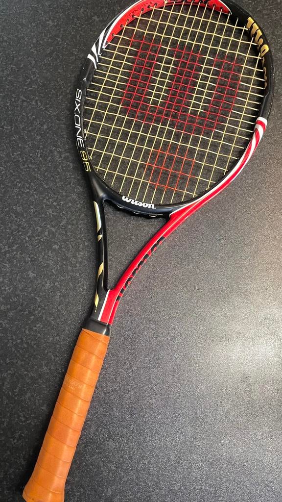 Wilson six.one 95 16x18 ( grip3) gebruikt, Pro Staff, Ophalen of Verzenden, Wilson, 6.1 95