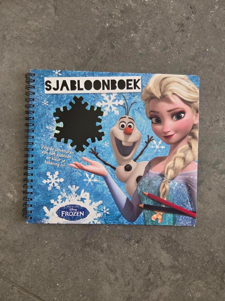 Frozen sjablonen tekenboek, Kinderen en Baby's, Speelgoed | Educatief en Creatief, Ophalen of Verzenden