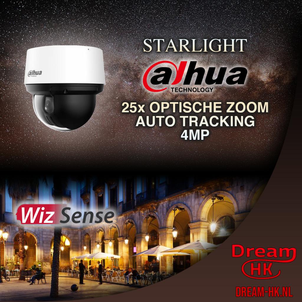 4MP Dahua Starlight WizSense 25x optische zoom/Auto tracking, Ophalen of Verzenden, Nieuw, Buitencamera