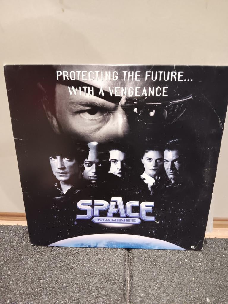 Laserdisc space marines, Ophalen of Verzenden, Zo goed als nieuw, A1 t/m A3, Film en Tv