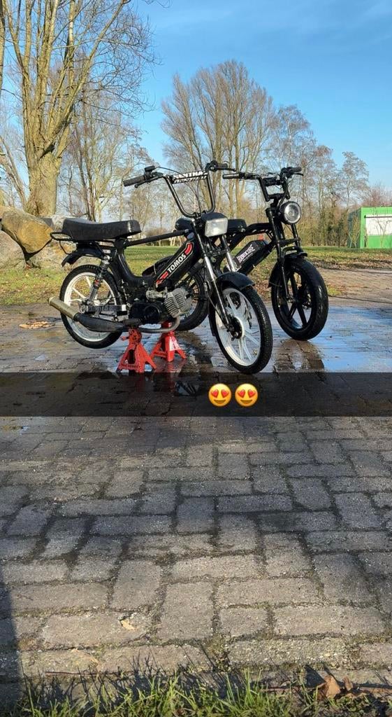 65cc crossbrommer, Fietsen en Brommers, Brommers | Tomos, Ophalen of Verzenden, Zo goed als nieuw, Overige modellen