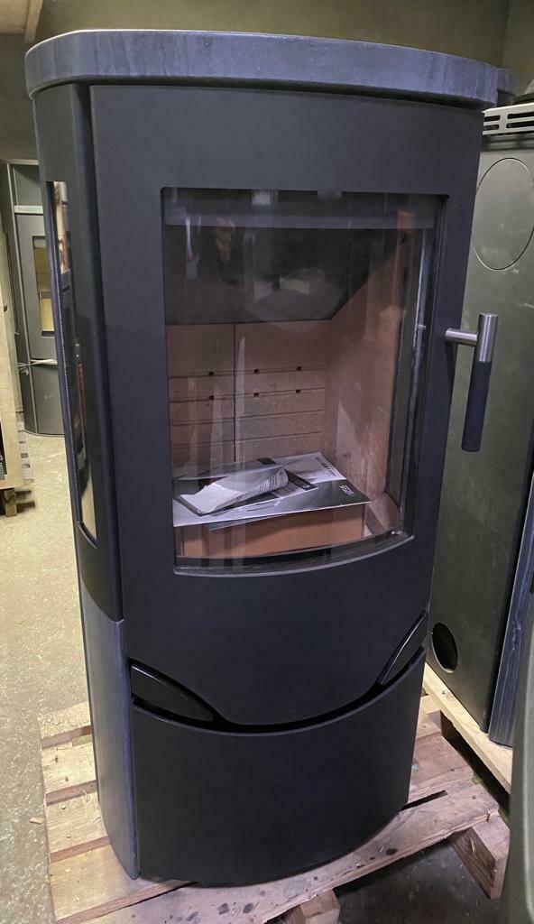 !!! demo model LOTUS prio 6 speksteen 7 kw zijden glas !!!, Ophalen of Verzenden, Vrijstaand, Hout, Nieuw