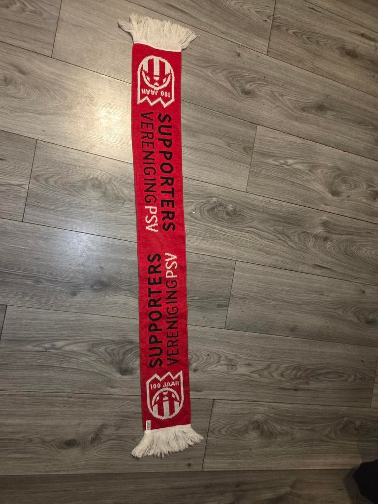 PSV Sjaal Supporters Vereniging - Zeer Goede Staat, Ophalen of Verzenden, Zo goed als nieuw, Clubaccessoires