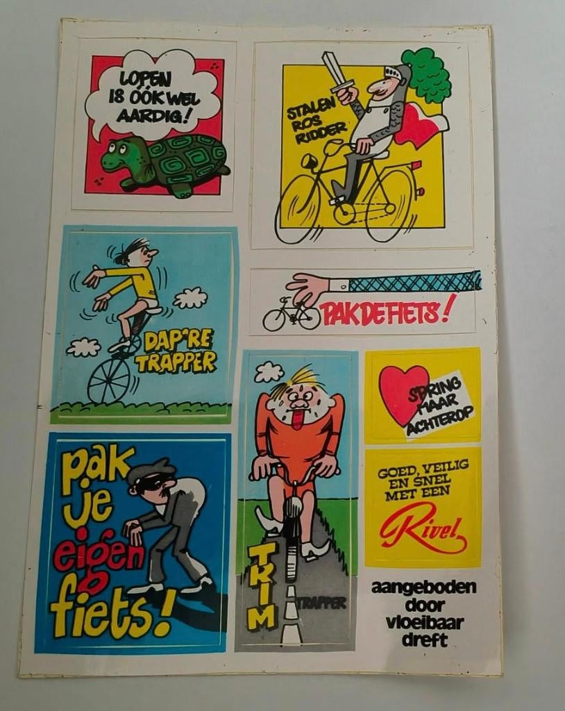 Stickers Fiets(velletje), Ophalen of Verzenden, Nieuw, Sport