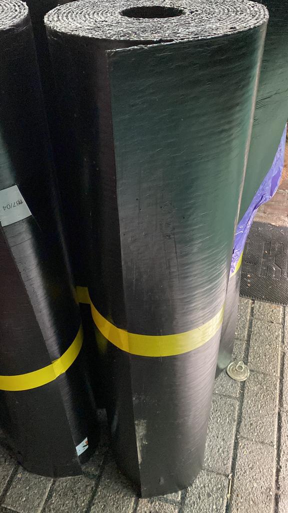 Dakleer, Doe-het-zelf en Verbouw, Dakpannen en Dakbedekking, Overige materialen, Zwart, Ophalen of Verzenden, Zo goed als nieuw