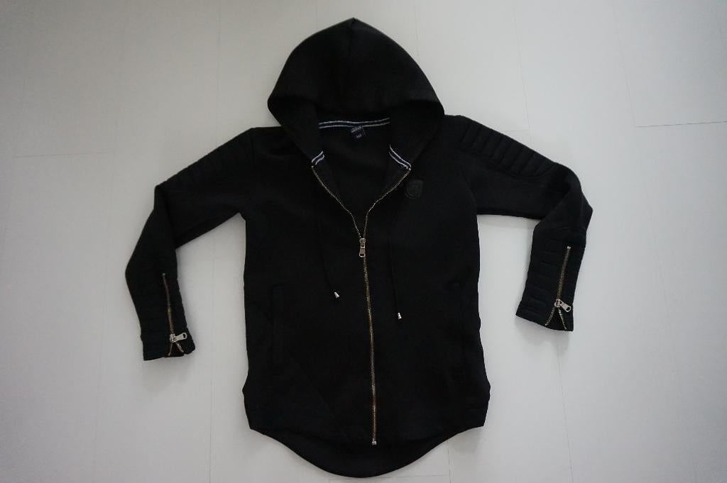 Gabbiano hoodie vest jas trui zwart net jongensvest maat 140, Trui of Vest, Gabbiano, Ophalen of Verzenden, Zo goed als nieuw