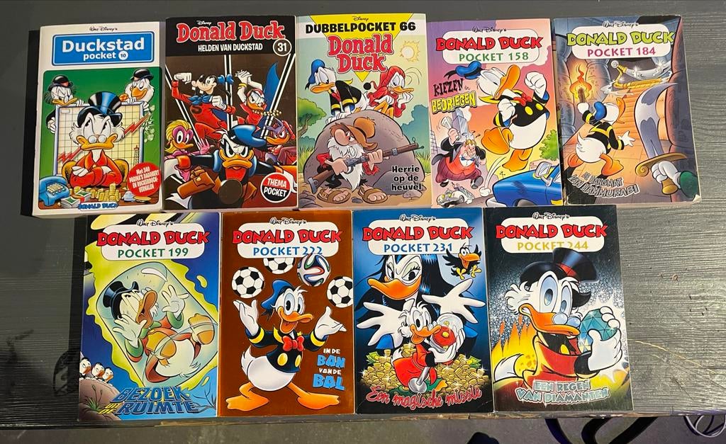 Donald Duck Pockets - Diverse edities, Meerdere stripboeken, Ophalen of Verzenden, Gelezen