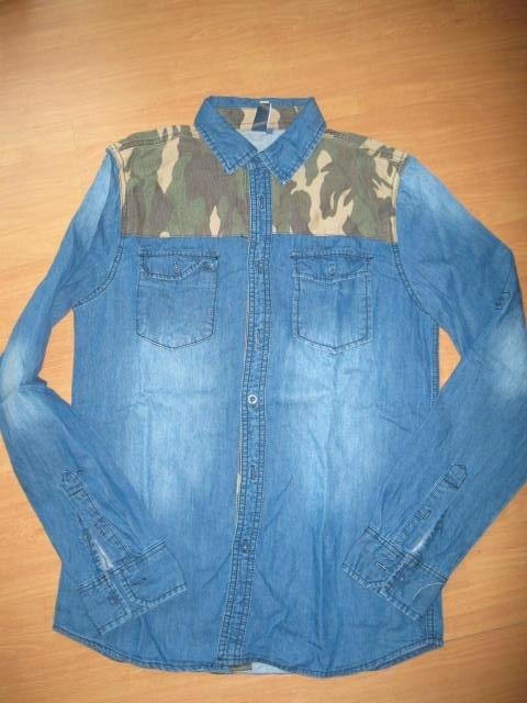 Spijkerblouse, Ophalen of Verzenden, Zo goed als nieuw, 170 of groter, Jongen